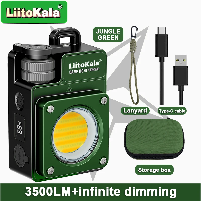 

LiitoKala XY-009 LED Фонарик 3500Lm