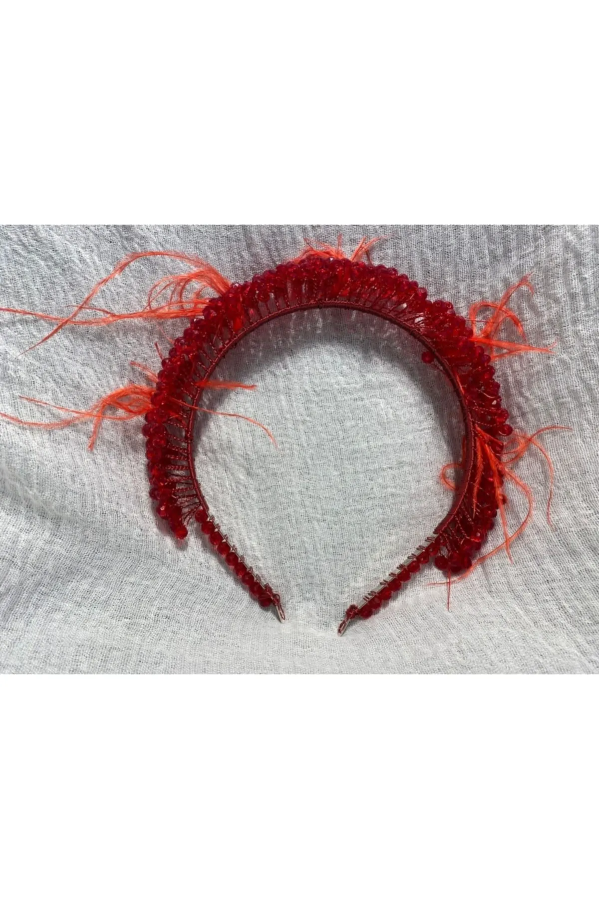 

Bridal Accessories Red Bridal Crown Wedding Handmade For Bride And Bridesmaids