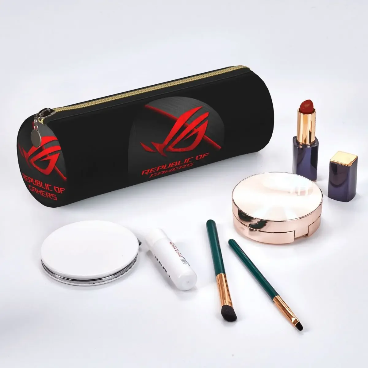 Чехол-пенал Asus Rog Strix Log, держатель для ручек, цилиндрический пенал, сумка для карандашей для мальчиков и девочек, подарки (art.: 3920dbcea255a) - 3920dbcea255a