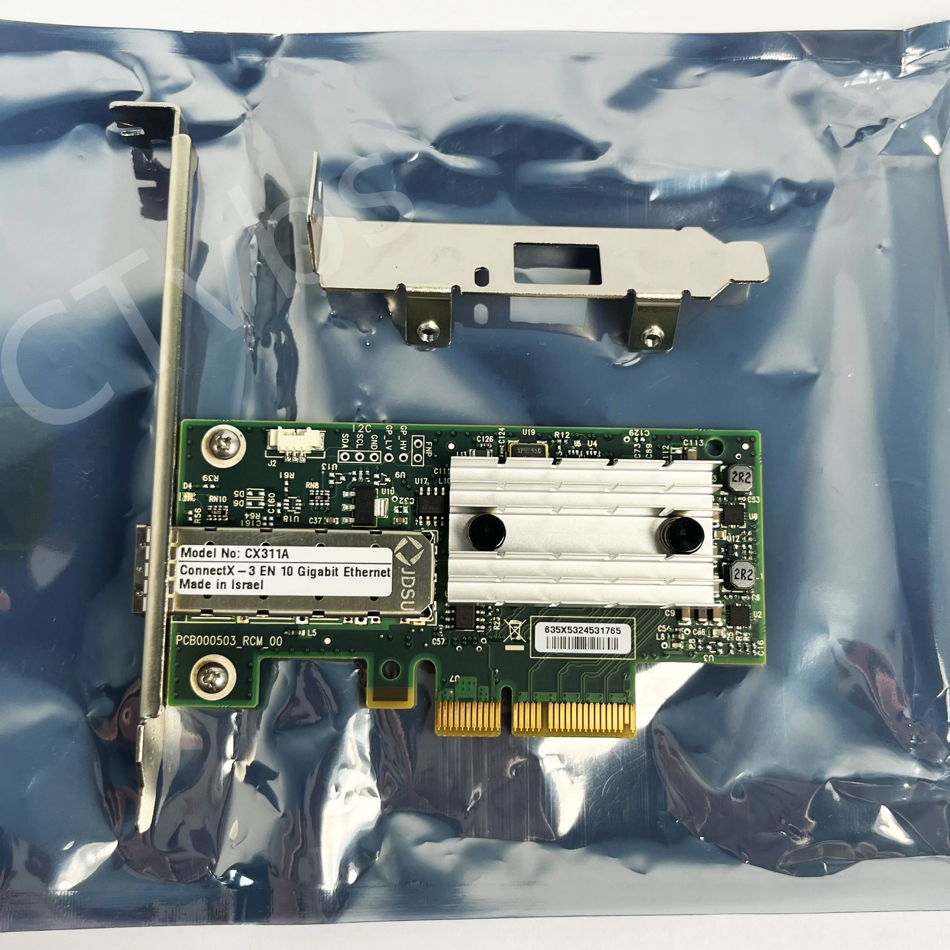Mellanox MCX311A-XCAT CX311A ConnectX-3 EN 10G Ethernet 10GbE SFP+ PCIe NIC Adapter Network Card High Profile