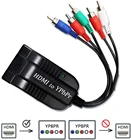 Адаптер HDMI-штекер, 1080P, с выключателем разрешения, Поддержка OSD HDMI-5RCA