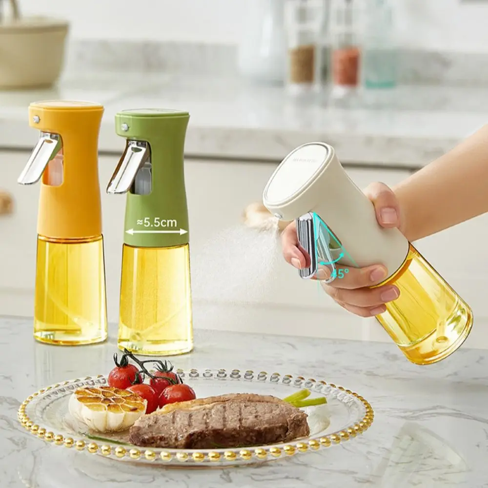 

White Green Yellow Oil Sprayer for Cooking 240ml Spray Bottle Olive Oil Mister