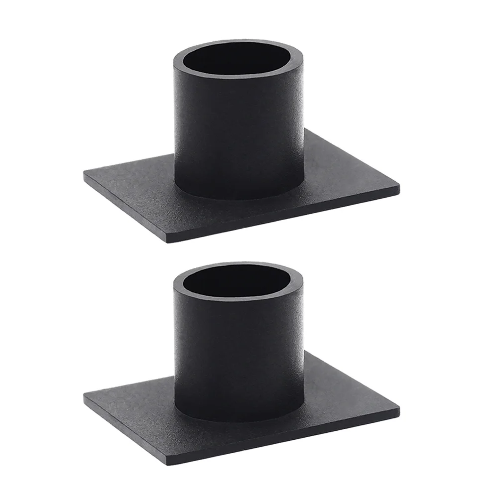 

2pcs Iron Candlestick Decorative Stable Candle Stand Ornament Candle Holder