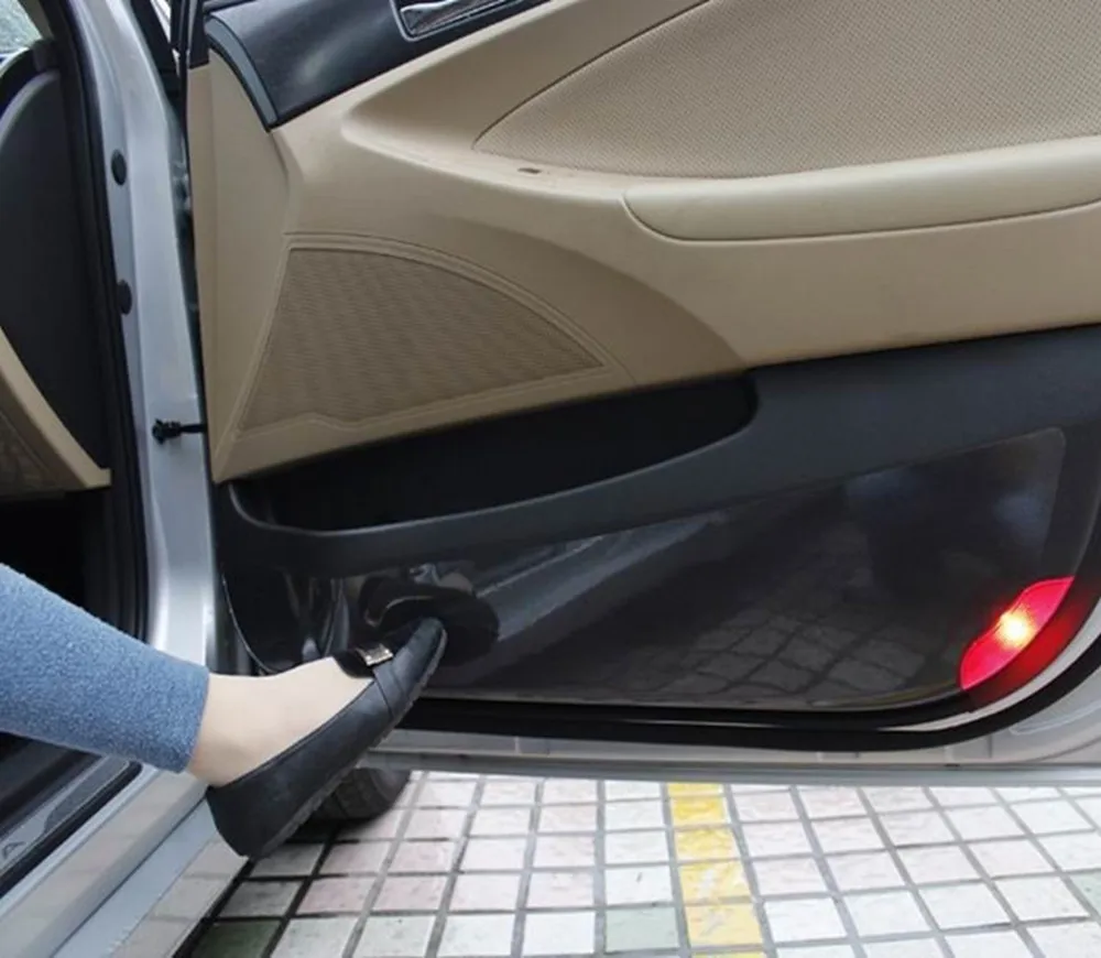 Полиуретановая прозрачная пленка против царапин на порог автомобиля Защитная