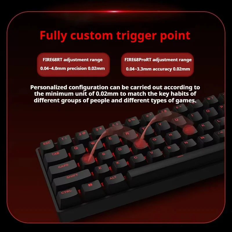Megalion Fire68/Fire68 Ultra Esports Gaming Клавиатура с магнитной осью Fire68 Full Key Hot Plug Планшет
