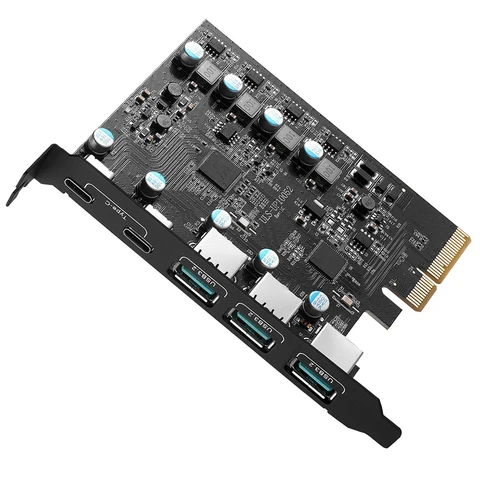 VODOOL PCIe X4 к USB 3.2 карта расширения