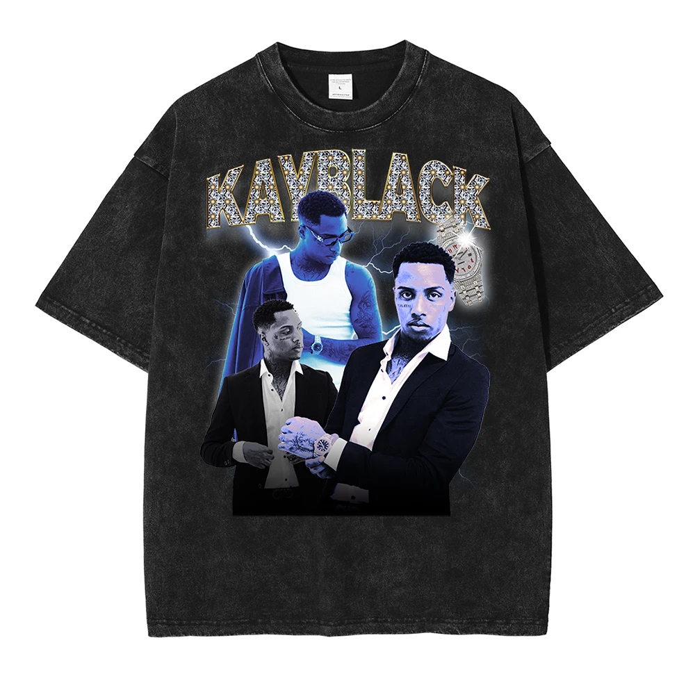 

Футболка мужская летняя в стиле Харадзюку, с принтом