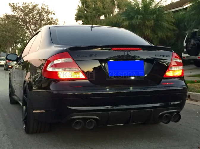 Спойлер для Mercedes Benz W209 2004-2007 CLK-класса CLK200 280 350 55 63 спойлер из настоящего