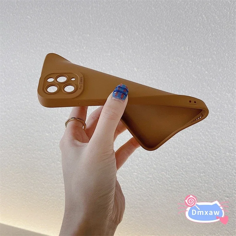 Для Redmi Note 13 Pro 4G Poco M6 10A 10C 9 9A 9C Prime 8 8A однотонный матовый мягкий чехол для телефона