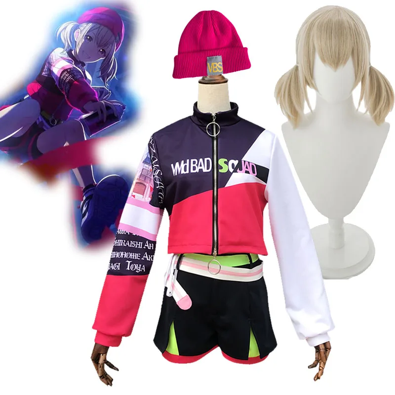 

Azusawa Kohane Cosplay Costume Project Sekai Colorful Stage Feat Stage Carnival Halloween Carnival Khn Wig Accessories