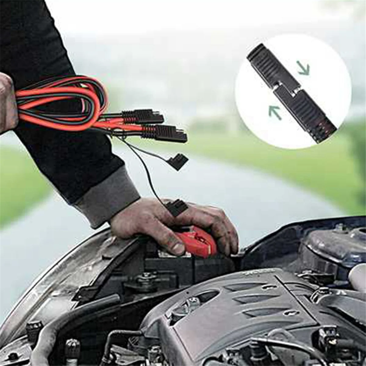 Удлинительный кабель SAE к 14AWG быстроразъемный адаптер питания зарядный для