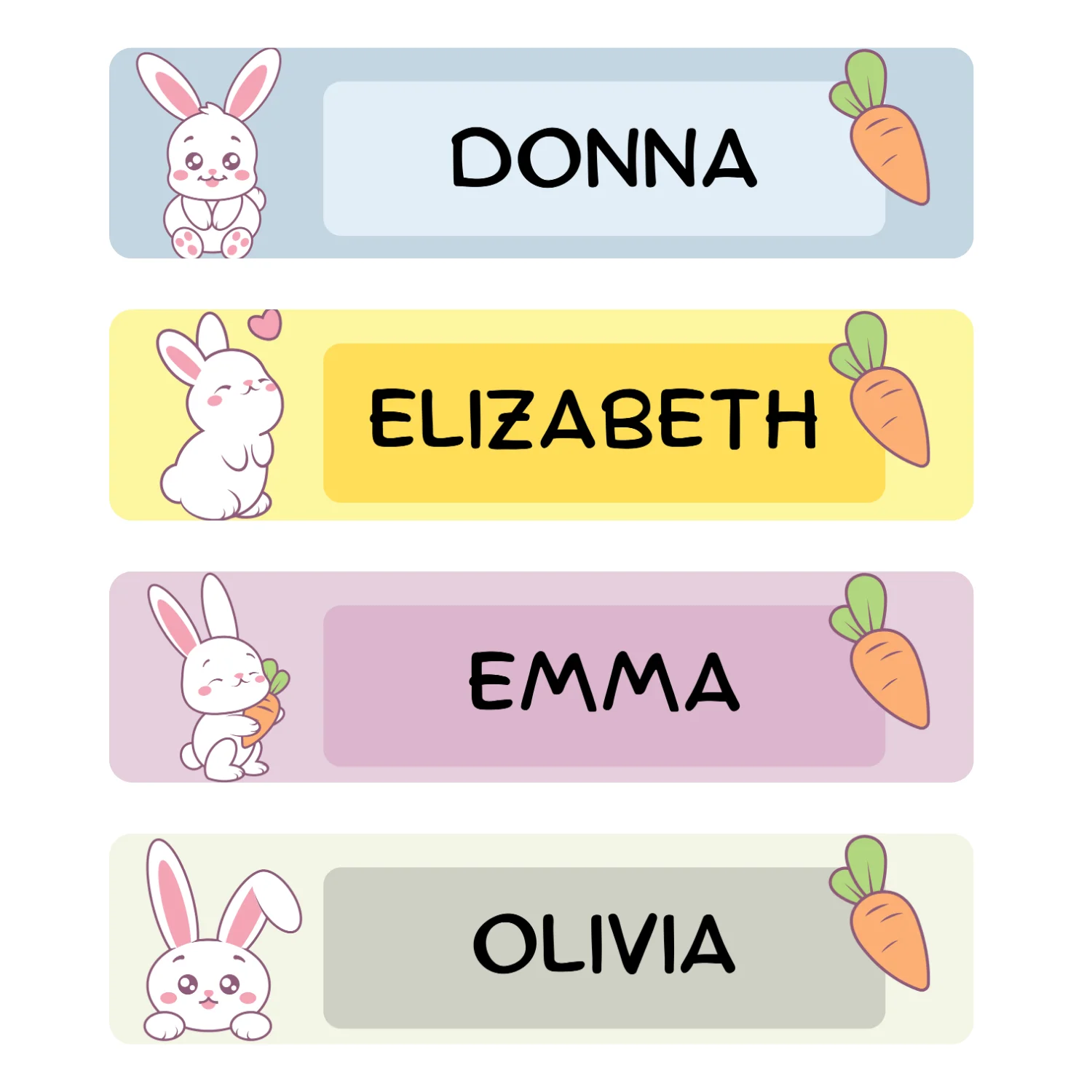 80 шт. водонепроницаемые персонализированные именные этикетки для детей наклейки
