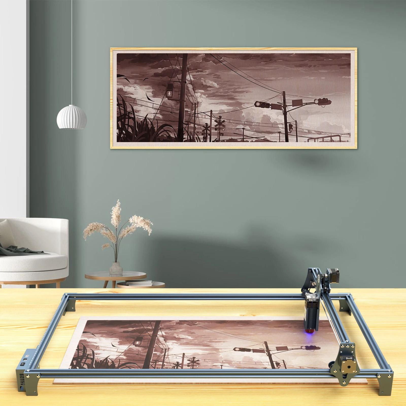 Набор для расшириния гравировальной зоны SCULPFUN используется расширения