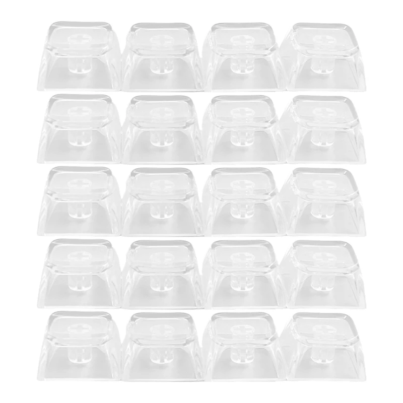 Прозрачные колпачки для клавиш высотой 1U с подсветкой и XDA переключателей