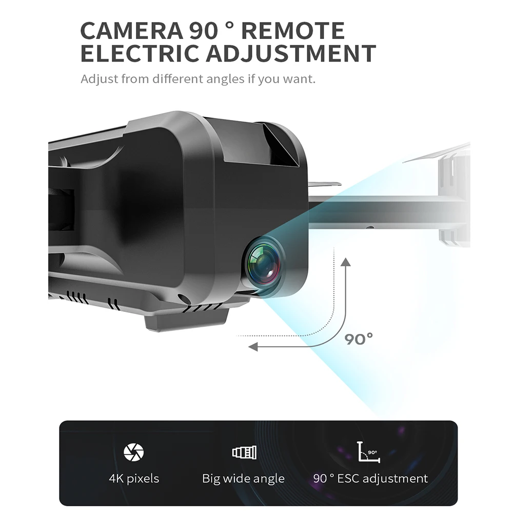GPS RC Дрон 4K HD камера Квадрокоптер оптический поток 5G WIFI FPV с 50X зумом складной