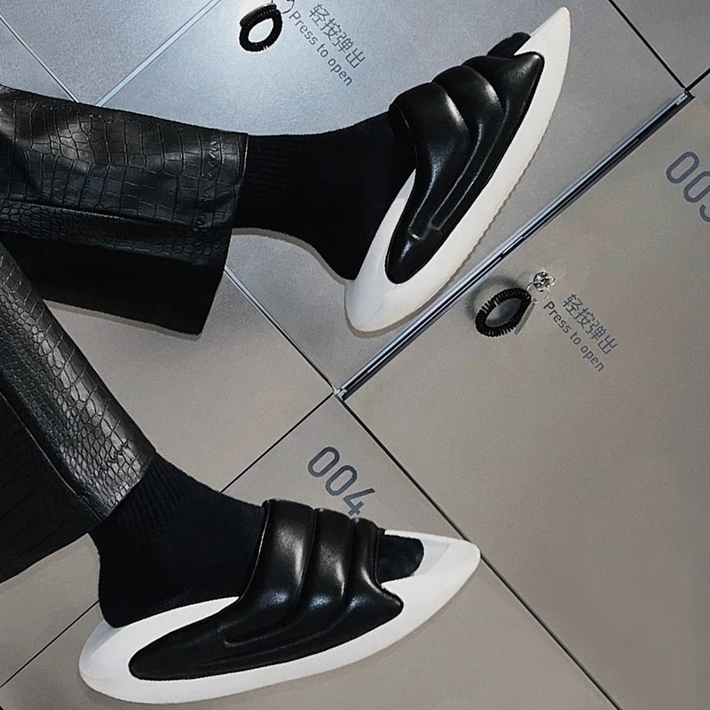 Тапочки для яхты мужчин и женщин мягкая подошва увеличивающая рост отдыха качели