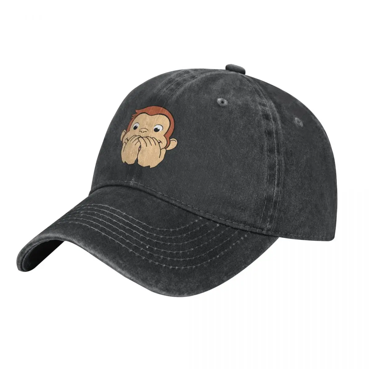 

Curious George Water Wahshing Baseball Cap George No Mouth Urban Men Retro Baseball Hat Sport Caps