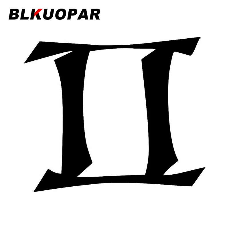 

Астрологическая наклейка BLKUOPAR Gemini для автомобиля, Солнцезащитная Водонепроницаемая наклейка, забавная устойчивая к царапинам наклейка дл...
