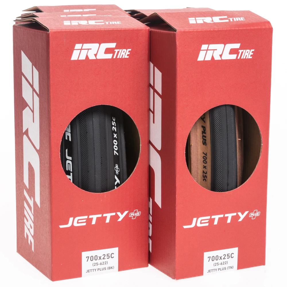 IRC Jetty Plus 700x23/25/28c 23/25/28-622 Pneu Original Folding Bicycle Tire 60Tpi Black Brown Bike Tyre Road Cycling Parts