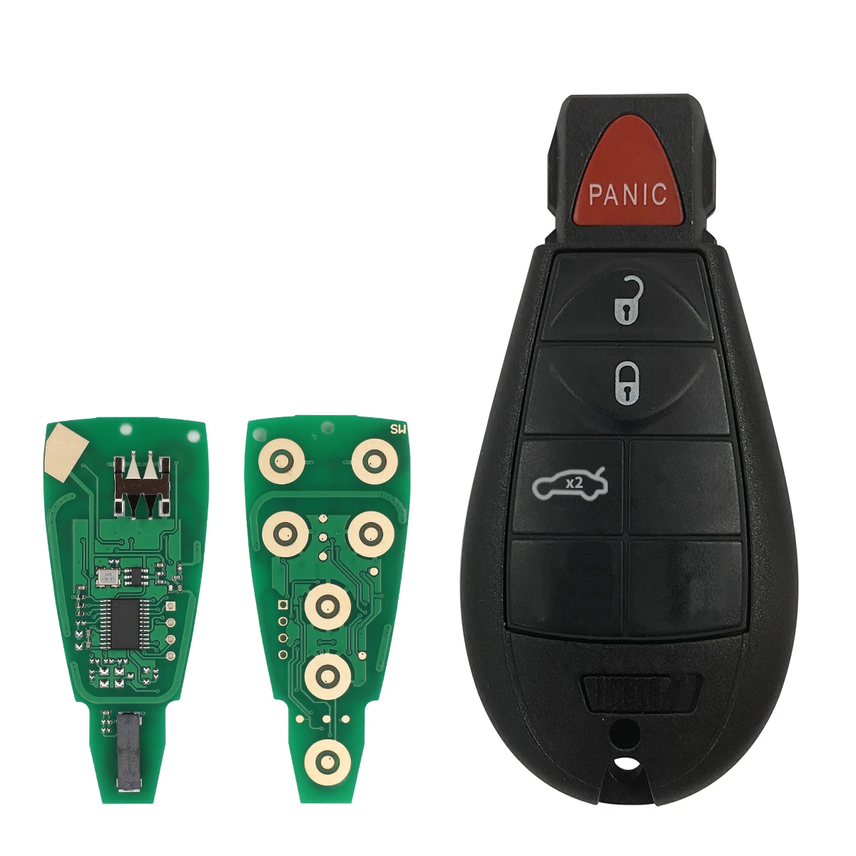 2 шт./партия Автомобильный ключ дистанционного управления 434 МГц FCC M3N5WY783X для Chrysler 300C Voyager 2008-2010 для Jeep Cherokee для Dodge Caliber Journey