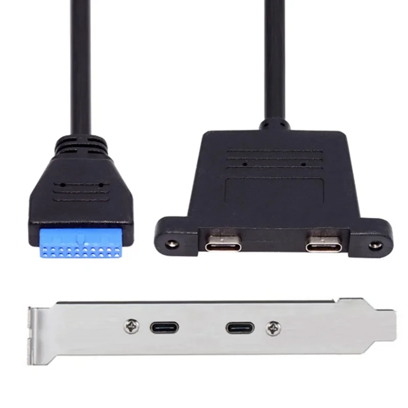 Передний разъем PCI-карты USB 3.1 порт расширения 20-контактный мама к двойному