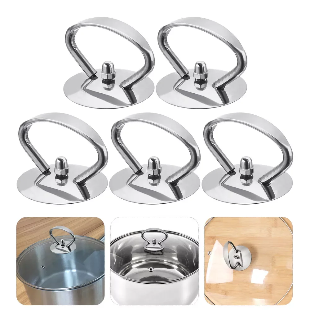 

Pot Handle Knob Lid Lid Knob Replacement Universal Kitchen Replacement Rust-proof Stainless Steel Cookware Lid Handle