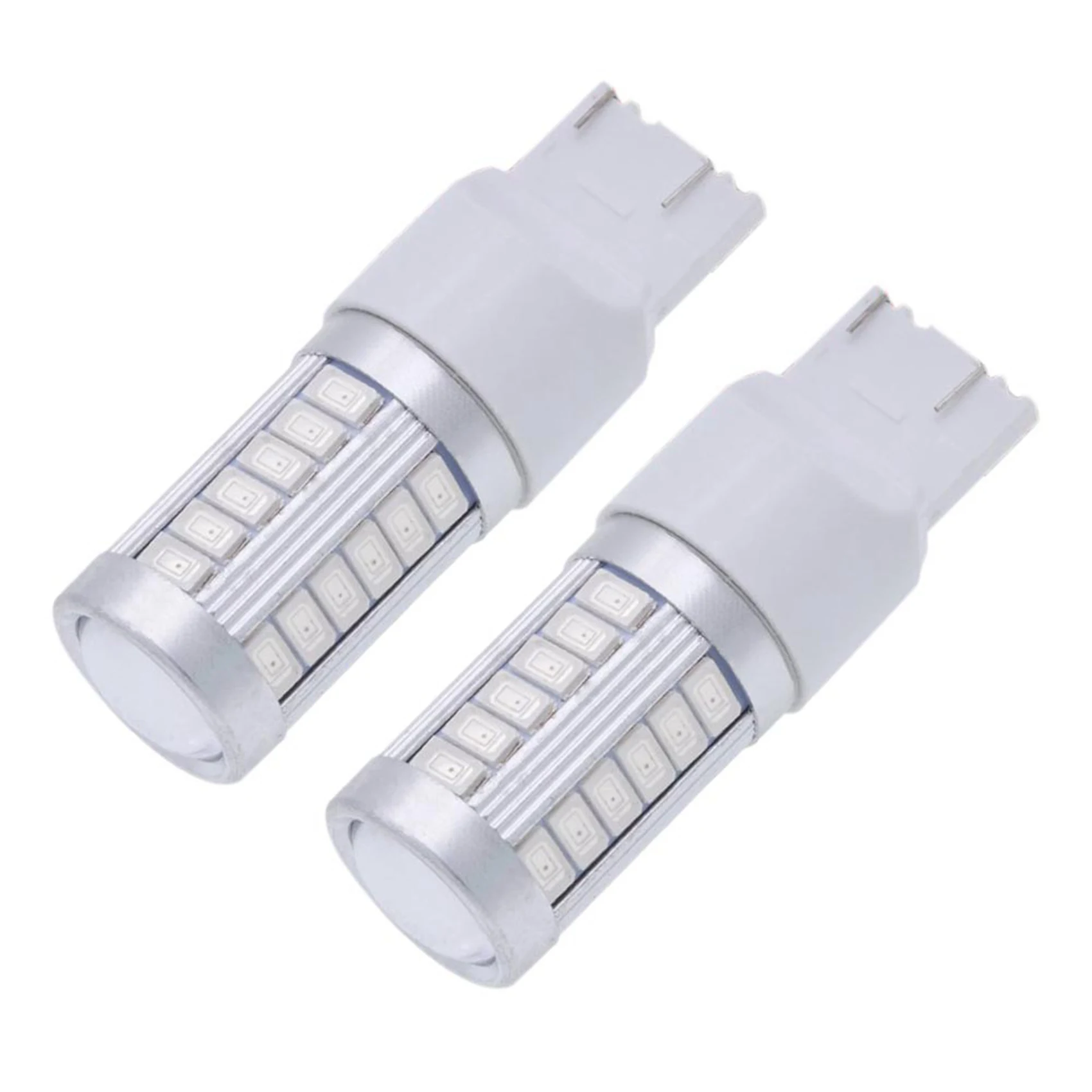 

4X 7443, T20 LED Bulbs Red 900 Lumens Super Bright Turn Signals Light Brake Stop Parking Light