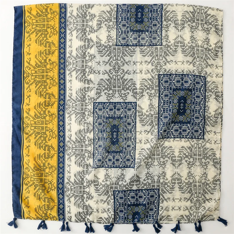 Новый дизайн брендовый женский шарф модные хлопковые Весенние и зимние теплые