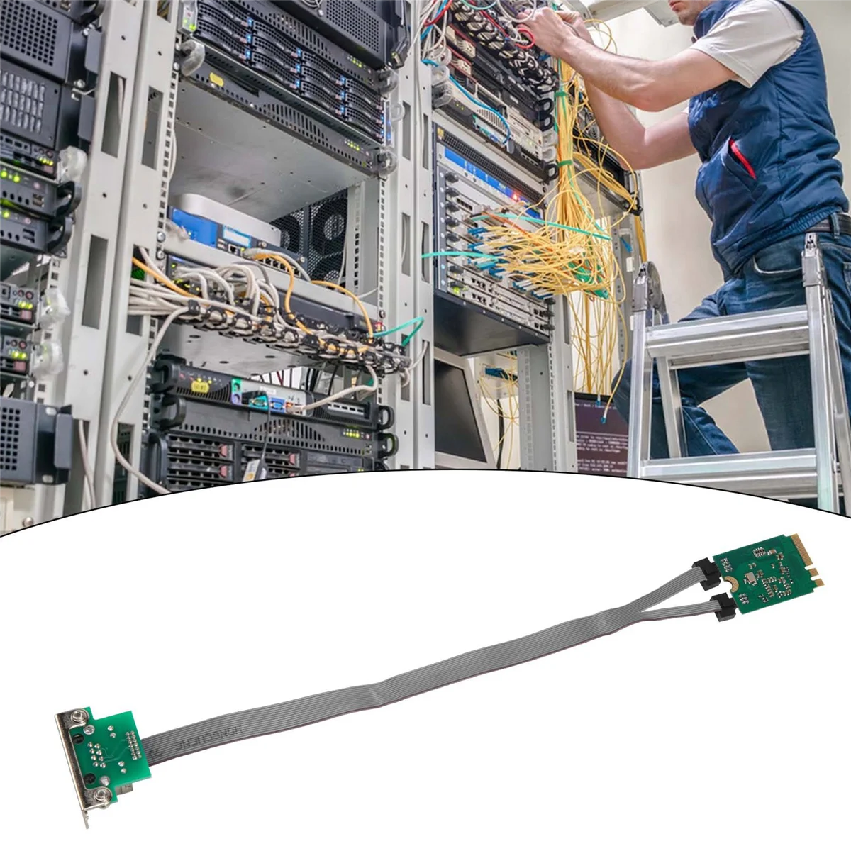 Сетевая карта Mini PCIE M.2 A+E к RTL8111F Гигабитная Ethernet-карта Однопортовая сетевая Ethernet