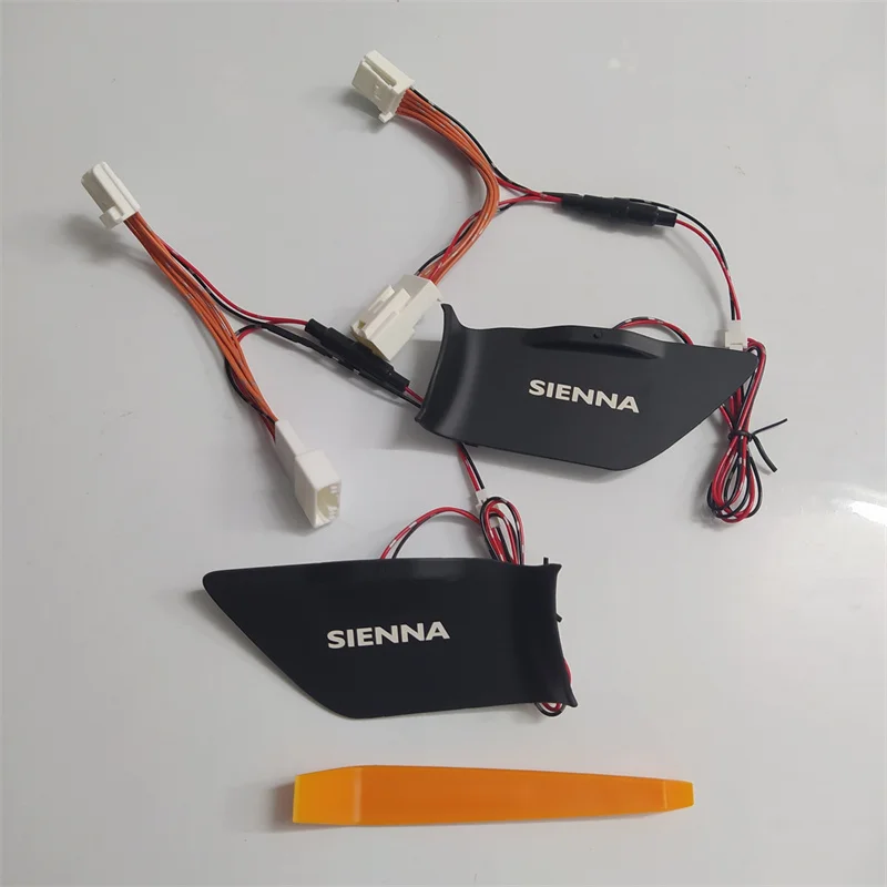 

Лампа для внутренней двери в виде чаши, светодиодная ручка для установки, атмосферная лампа для автомобиля, декоративная лампа для Toyota Sienna 2022 2023