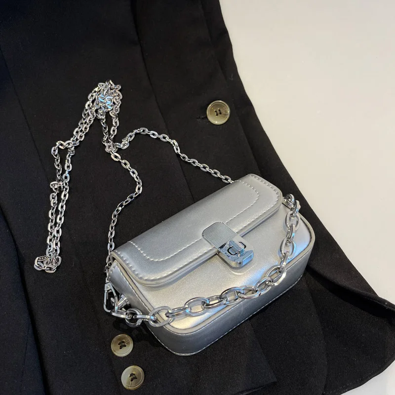 

Миниатюрные Сумки из искусственной кожи с откидной крышкой и помадой для женщин, роскошная дизайнерская сумка через плечо, 2022, трендовые мо...