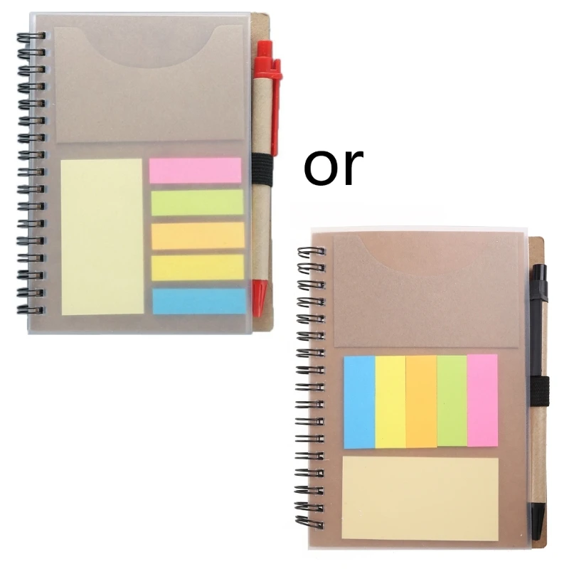 

Creative Sticky Notes Notepad Stationery Notebook with Pen School LX9A