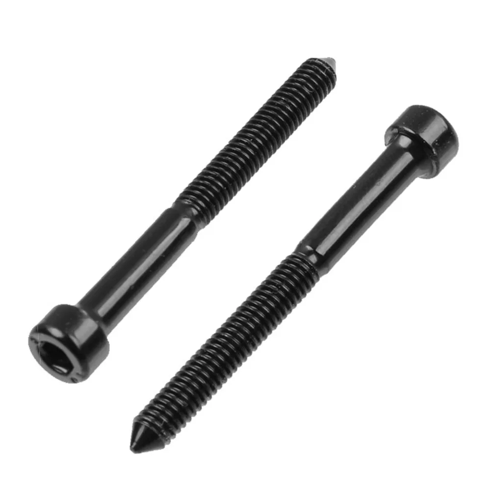 

Optimal Length Tremolo Bridge Hex Screws 6 PCS Electric Guitar Bass String Lock Set Black Design Adds Style and Stability