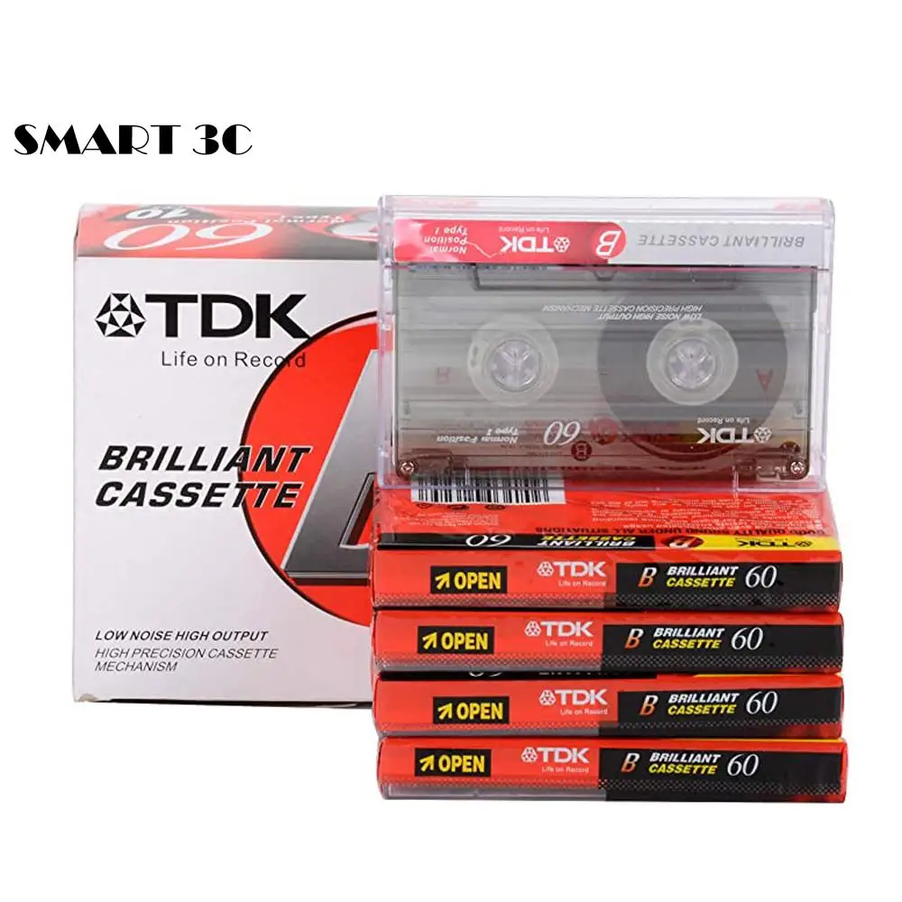 1pcs Standard Cassette Blank Tape Player Empty 60 Minutes Magnetic Audio Tape Recording For Speech Music Recording high qulity