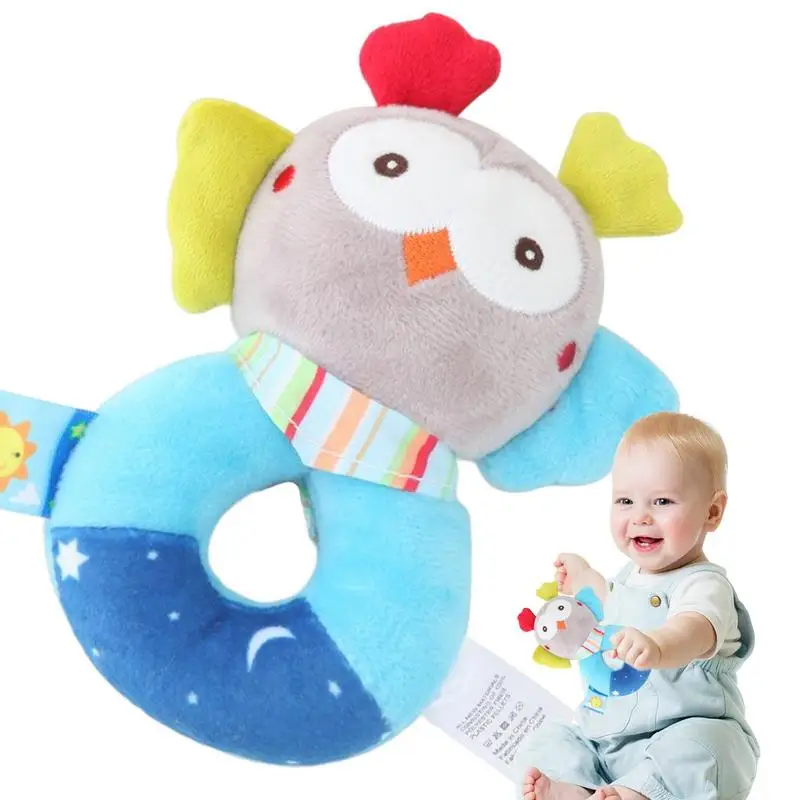 

Baby Plush Rattle Toy Soft Animal Rattles For Babies Baby Rattle With Teether Sound Developmental Hand Grip Toys Baby Toys Baby