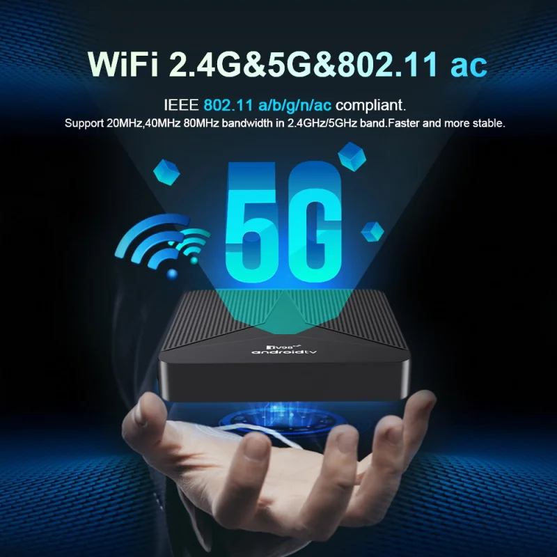 TV98 ATV RK3518 TV Box Android 14 Smart iptv 4G 5G Wifi6 BT5.0 8K 4K Ultra HD Голосовой пульт дистанционного управления Set Top Box Android Box 8 ГБ 128 ГБ (art.: 3920ceddc8b0f) - 3920ceddc8b0f