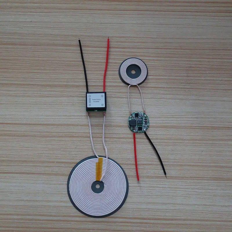 

Катушка большой-маленькой мощности, большой модуль беспроводной зарядки на большие расстояния, 12 мм, 5 В, 2 А, модуль источника питания