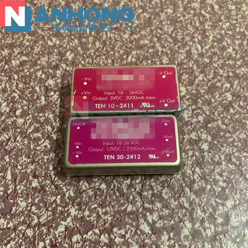 

Вход модуля питания TEN30-2412: 18-36 В постоянного тока Выход: 12 В постоянного тока/мА макс.