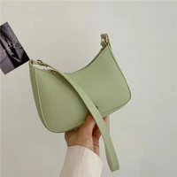youda pure color shoulder underarm hobos bag for women retro solid color top handle handbags design fashion armpit bags 2022 new