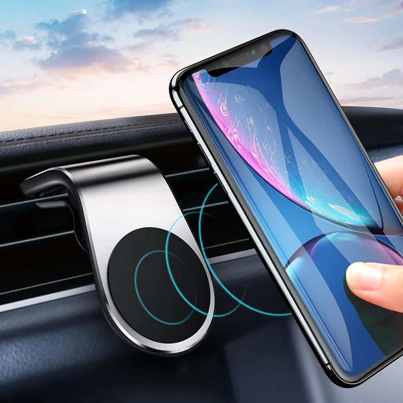 magnetic car phone holder 360 metal air vent mount stand gps support for iphone 12 11 6 7 8 plus xiaomi huawei phone kickstand free global shipping