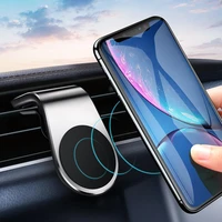 Magnetic Car Phone Holder 360 Metal Air Vent Mount Stand GPS Support For iPhone Plus Xiaomi HuaWei phone kickstand