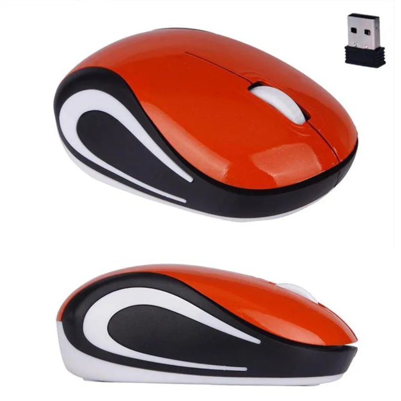 

Беспроводная мини-мышь, оптическая маленькая портативная игровая мышь 1600DPI, эргономичная USB-мышь, детский подарок, ПК, геймерские мыши для ноутбука, компьютера