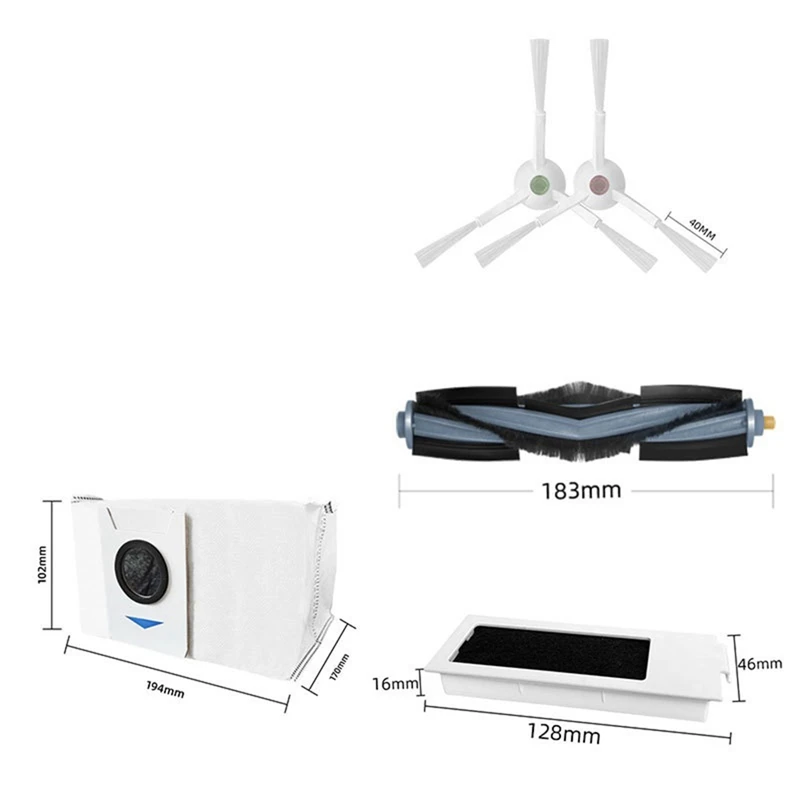 Основная боковая щетка пылесоса запасные части замена фильтра для Ecovacs Deebot T20/T20