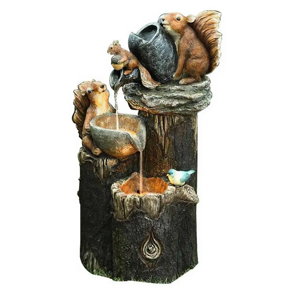 

Water Fountain Animal Garden Statue High Strength Lightweight Patio Fountain