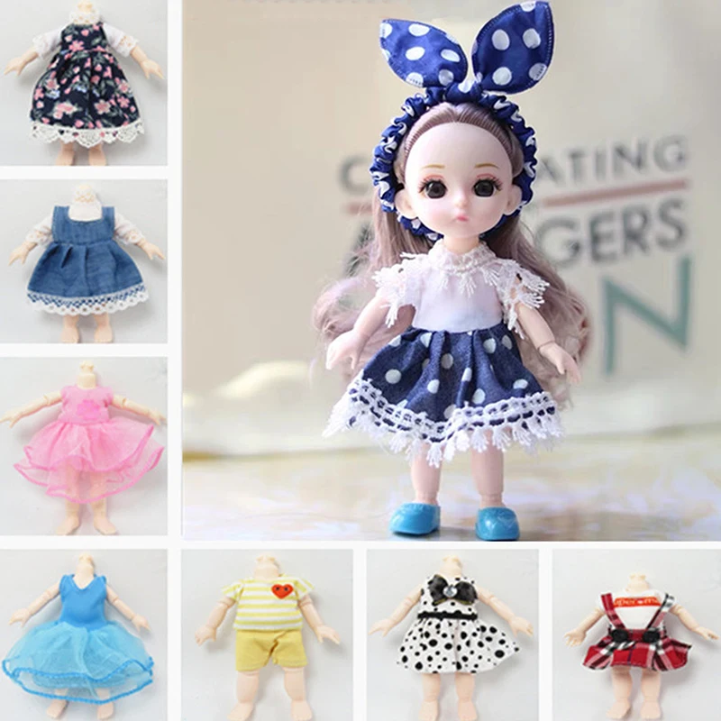 

16cm Bjd Doll Clothes High-end Dress Up Can Dress Up Fashion Doll Clothes Skirt