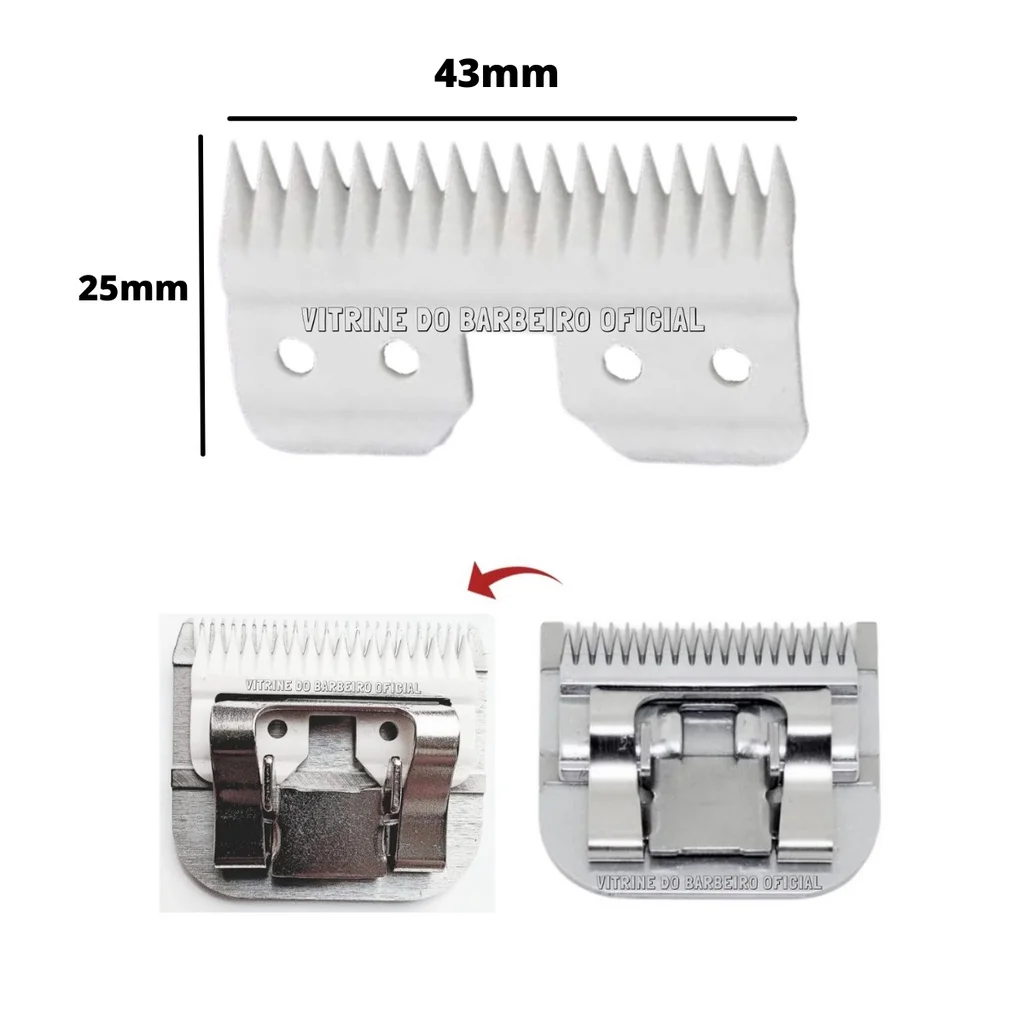 5pcs/lot 18Teeth Pet Clipper Ceramic Moving Blade Free Shipping Standard Oster A5 Size High Quality and Durable |