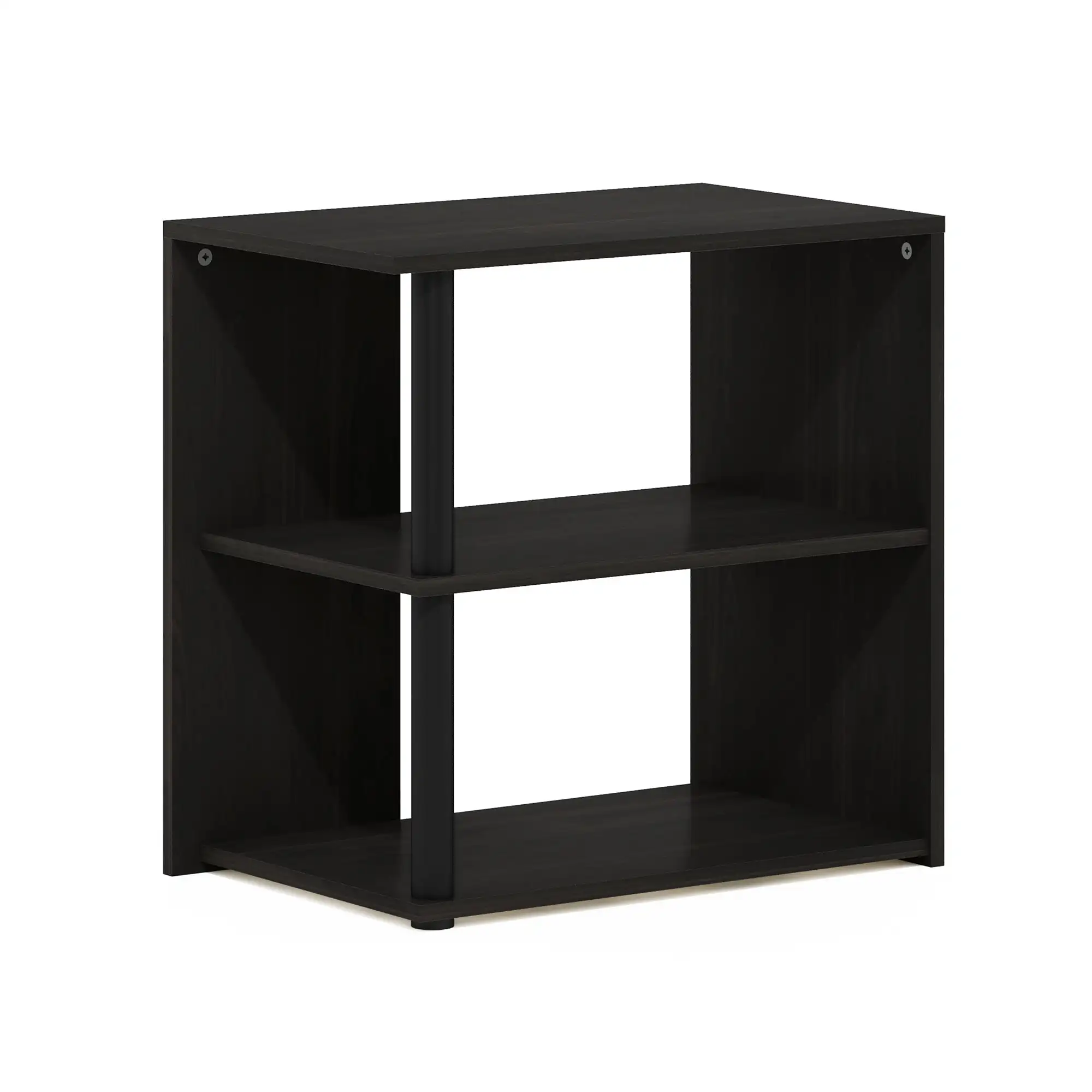 

Romain 2-Tier End Table, Espresso/Black