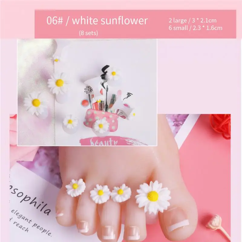 

/Pack Nail Art Toe Separator Foots Sponge Fingers Separators Soft Gel UV Polish Nail Salon Supplies Pedicure Manicure Tool