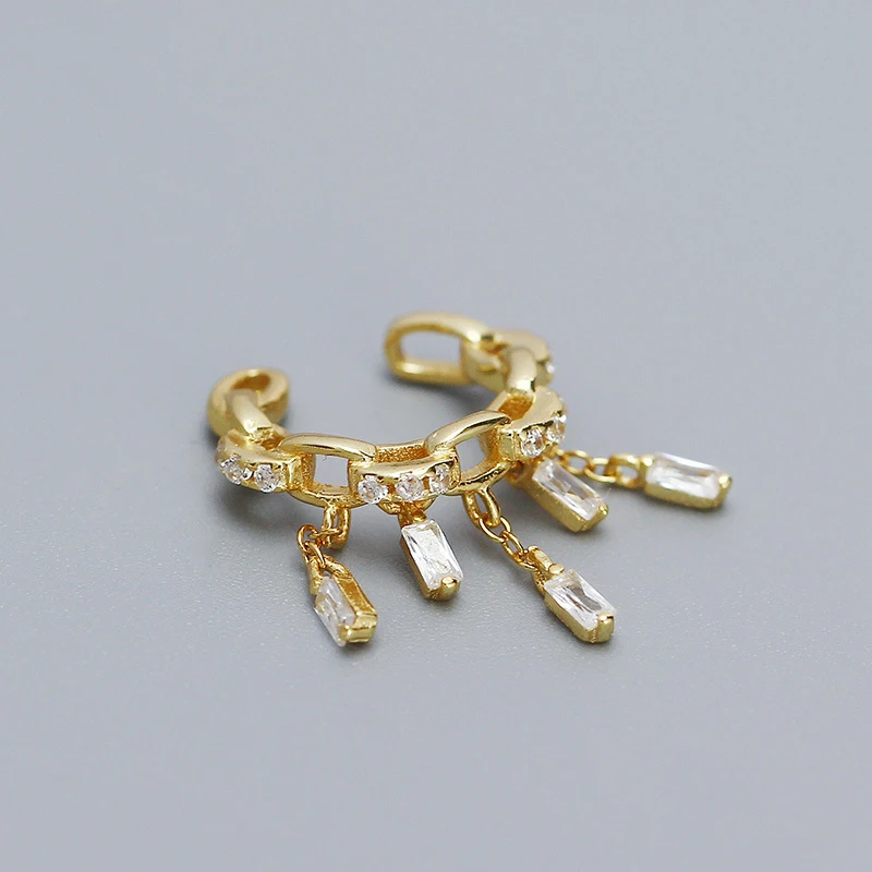 WANTME серьги-клипсы из серебра 925