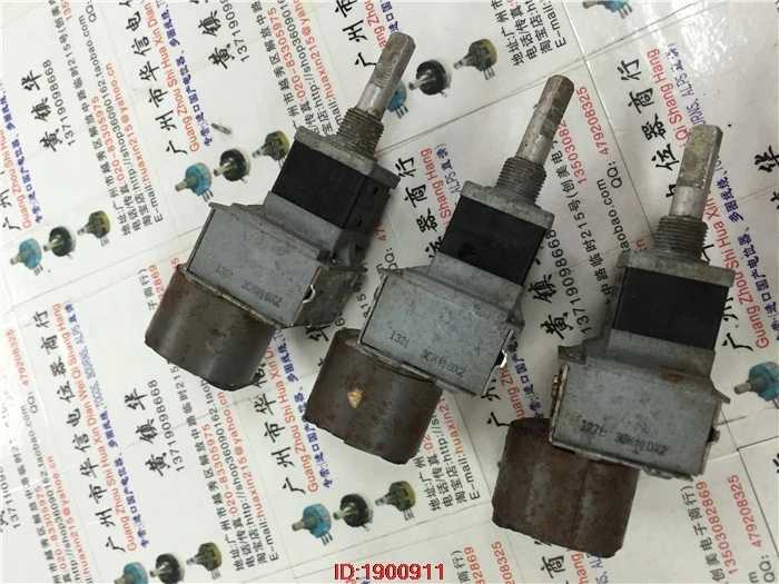 

1pcs/lot Japan ALPS 18-type double with a motor potentiometer 120K special DX2 handle length 25MMF 6 feet